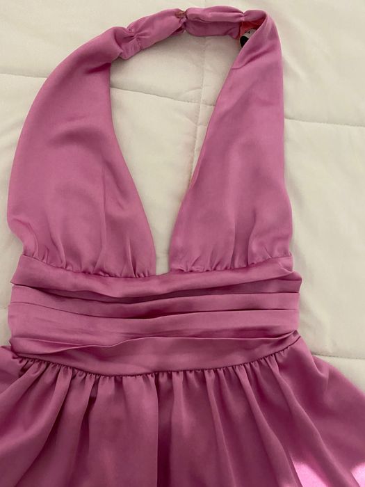 Vestido de Cetim NOVO para cerimónia