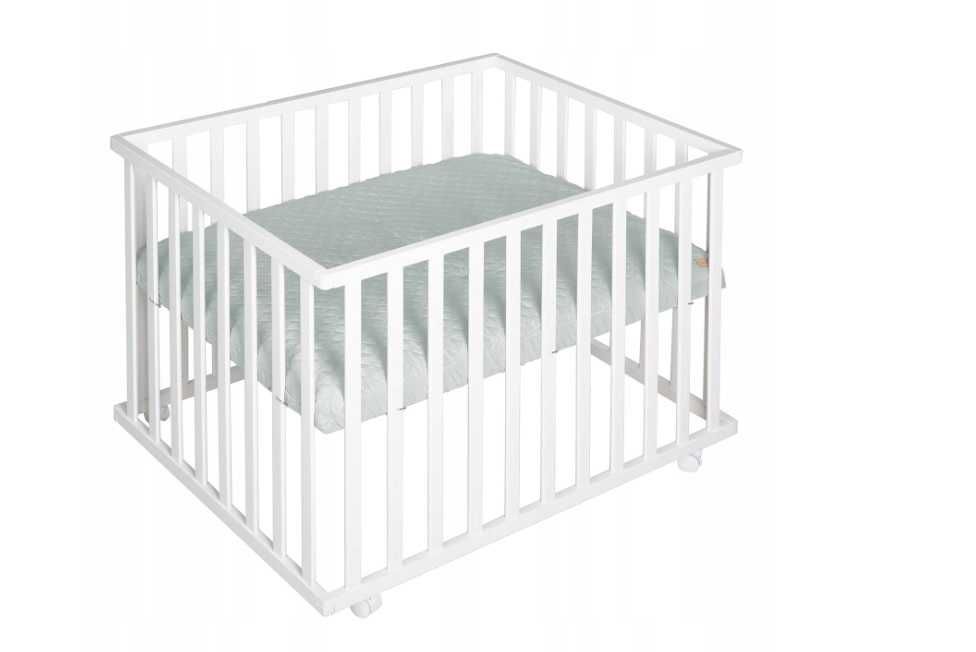 Roba Kojec dla dzieci 75 x 100 cm biało-szary Style