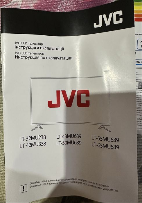 Телевізор JVC діагональ 32