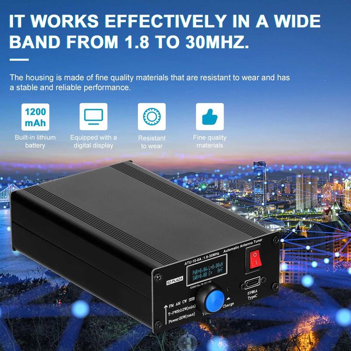 Skrzynka antenowa ATU-10 Stroi od 0.2W Max 20W Nowa