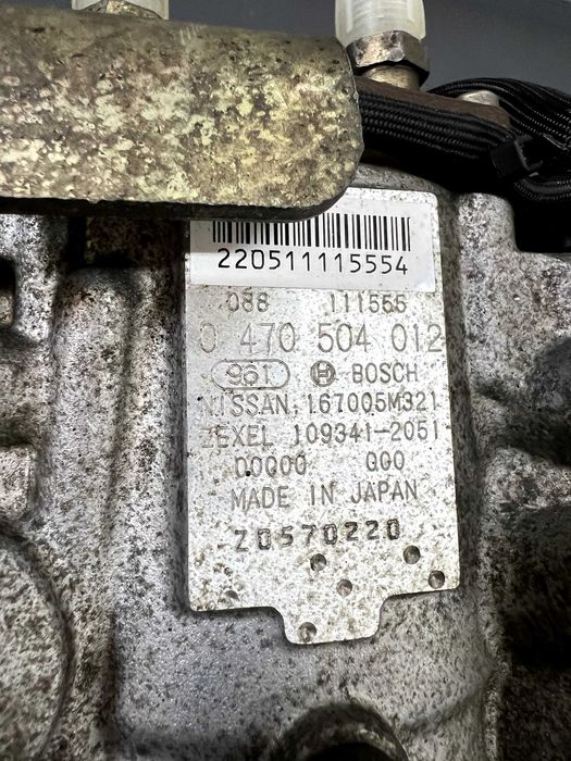 ПНВТ паливний насос тнвд Nissan Bosch 0470504012 гарантія 6 місяців