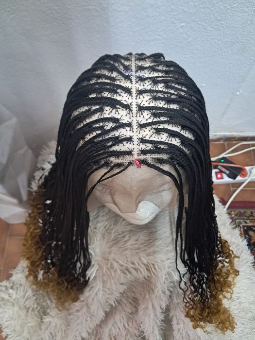 Perucas de tranças 360° Novas