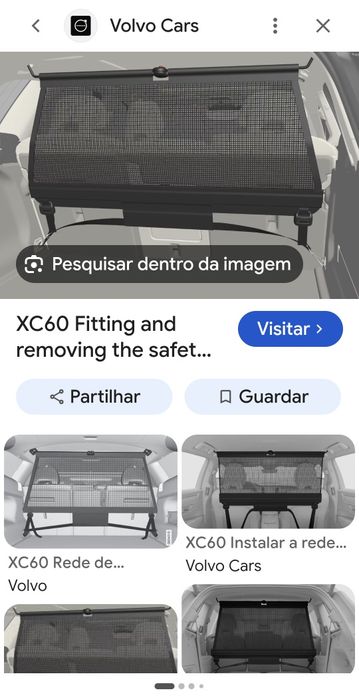 Rede para mala de volvo xc60 2021
