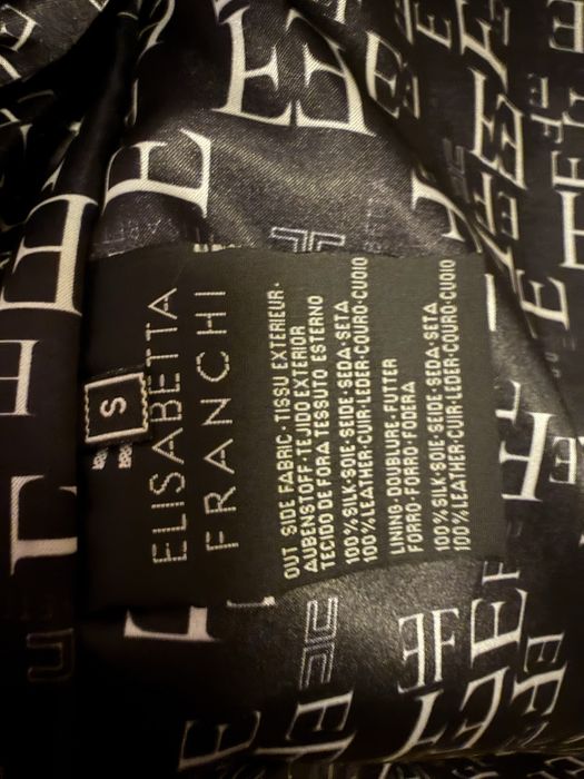 Куртка шкіряна Elisabetta Franchi