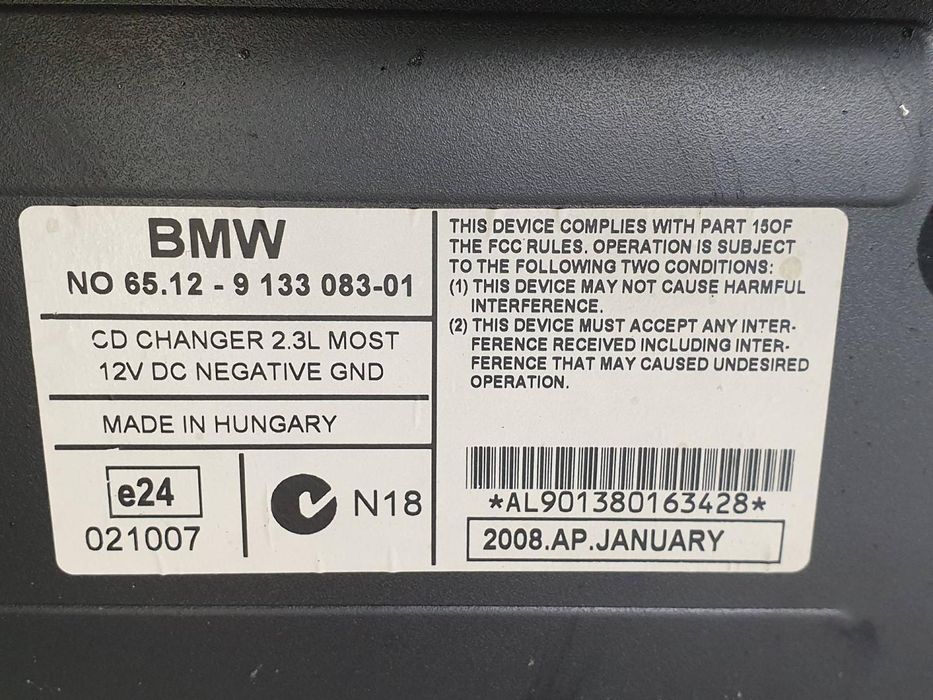 Sistema De Áudio Rádio Cd Bmw Serie 1 Berlina E81E87