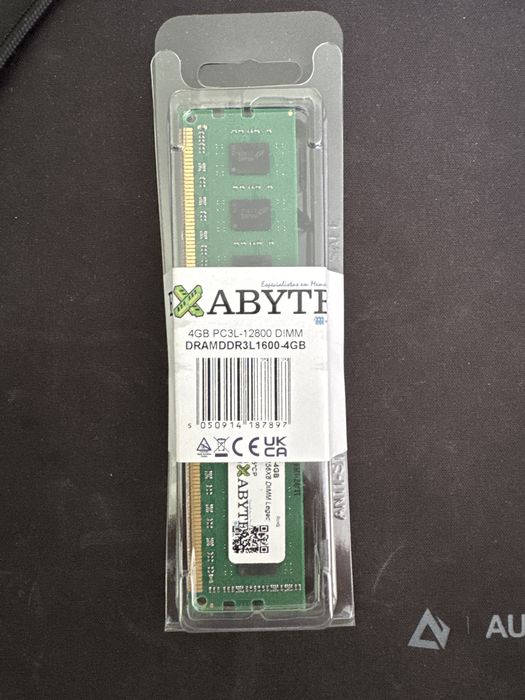 Memória RAM EXABYTE 4GB DDR3L 1600MHz Nova Selada