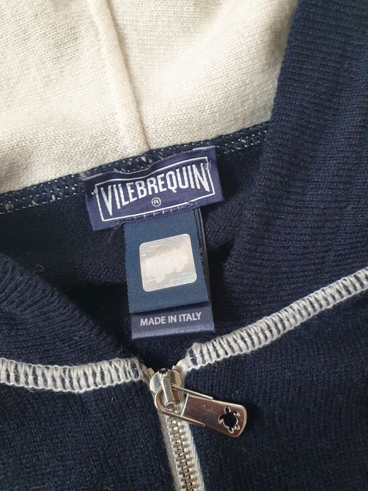 Ekskluzywny sweter Vilebrequin 100% kaszmir bluza M