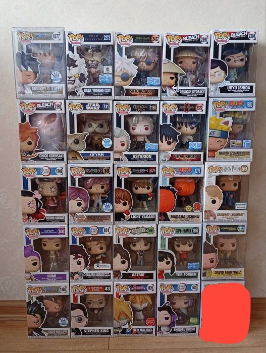 Funko pop leveling naruto kaiju black jujutsu bleach hunter demon