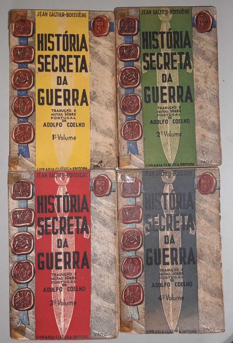 4 Livros Ref Par 2- Jean G.-Boissière -  História Secreta da Guerra