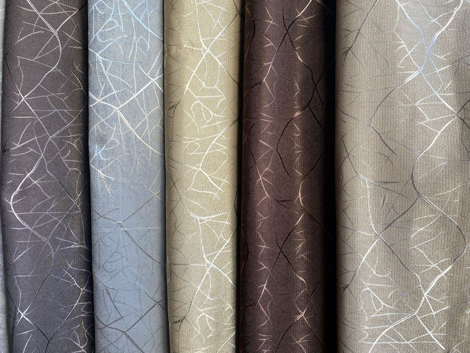 Штори льон, блекаут, нубук, мрамор, мішковина, рогожка