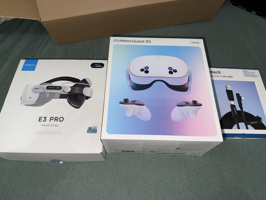Gogle VR Meta Quest 3S 128gb Nowe +dodatki (OPIS!)
