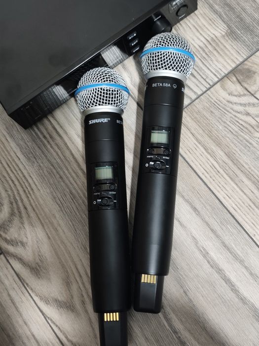 2 x mikrofon bezprzewodowy SHURE SLXD + odbiornik