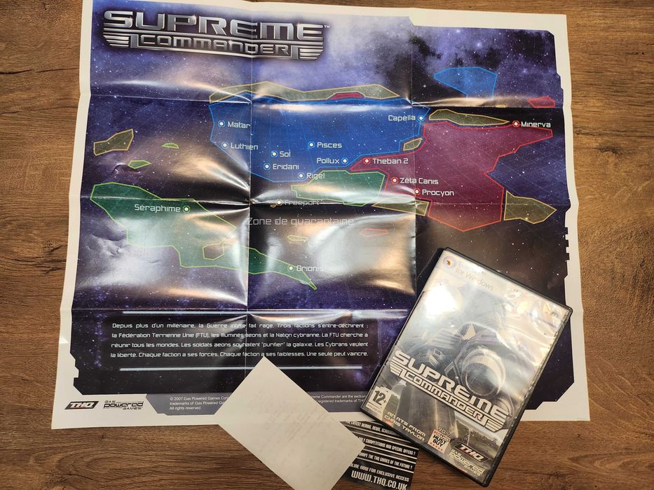 PC Supreme Commander Angielska Kompletna + Plakat!