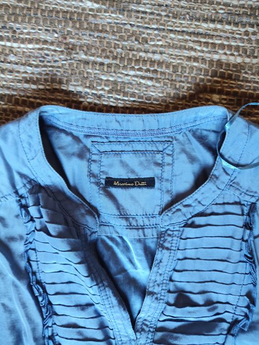 Blusa de mulher azul marinho Massimo Dutti tam s