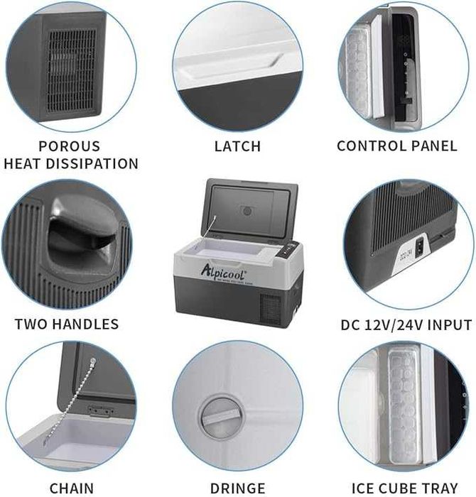 Lodówka Samochodowa Kompresorowa Turystyczna 22 litry