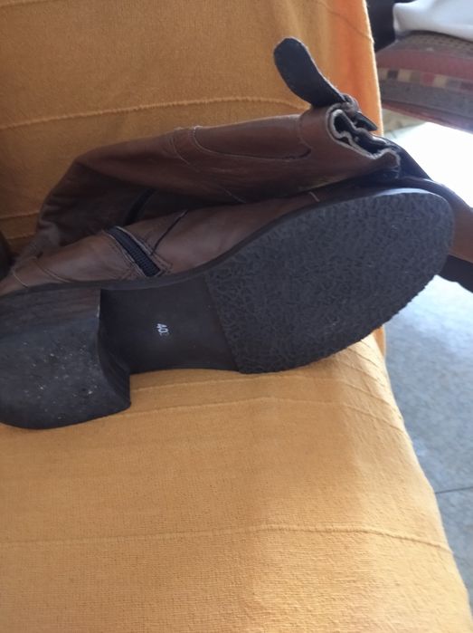 Botas senhora castanhas