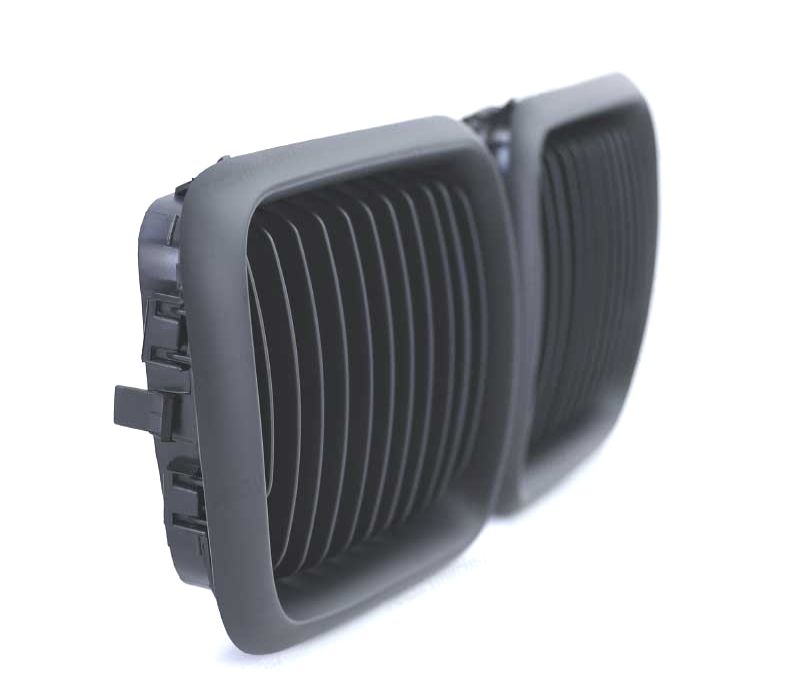 GRELHAS FRONTAIS BMW E36 96-99 LOOK M PERFORMANCE PRETO MATT
