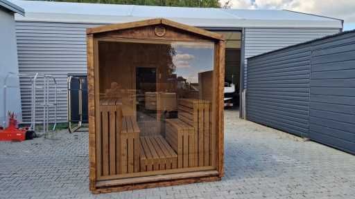 Sauna ogrodowa gotowa
