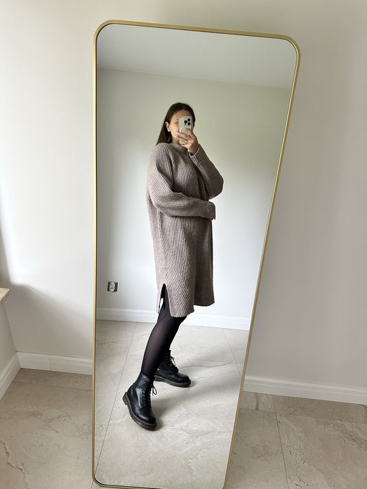 Sukienka sweterkowa na jesień zimę H&M rozmiar S 2% wełna