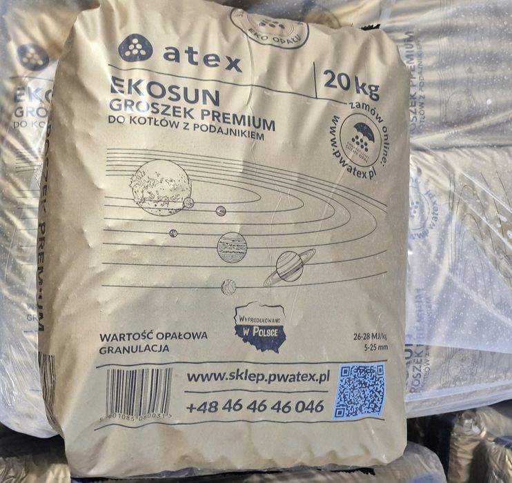 Węgiel Groszek Atex EKOSUN 28MJ Promocja