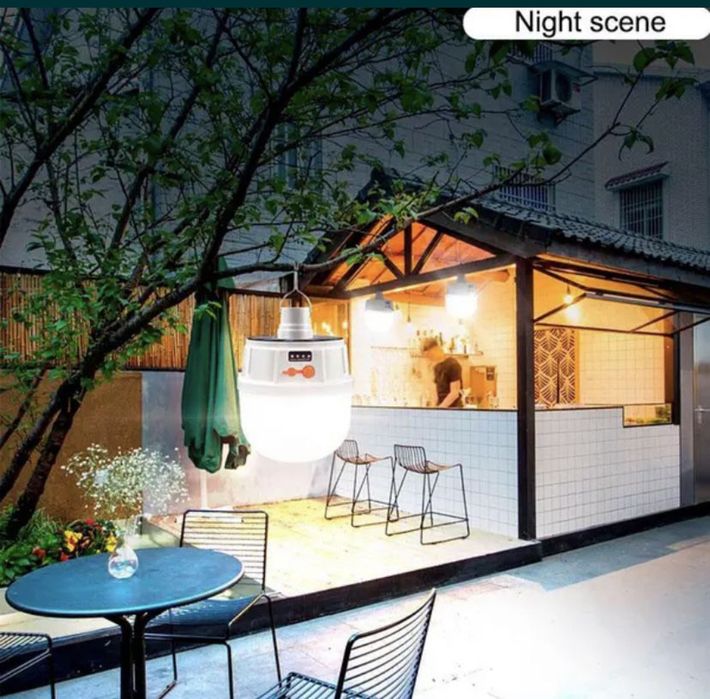 Аварийная лампа аккумуляторная BL2022 солнечная панель  ліхтар фонарь