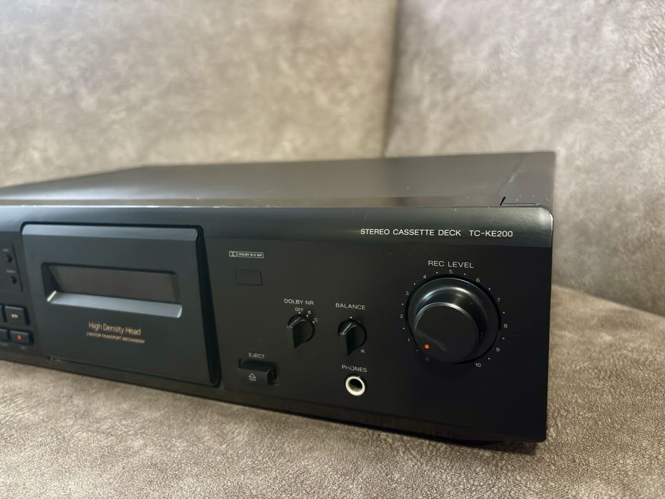 Kultowy SONY TC‑KE200 magnetofon deck | Po serwisie |  Nowe paski