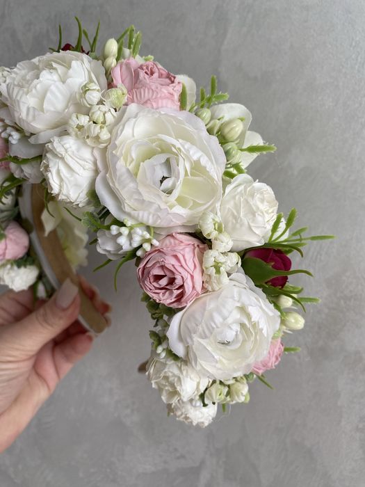 Віночок вінок на голову украінський вінок обруч обідок