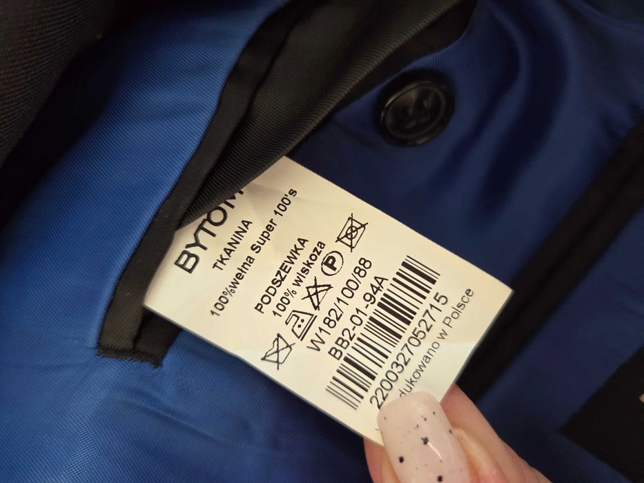 Garnitur czarny BYTOM, 100% wiskoza