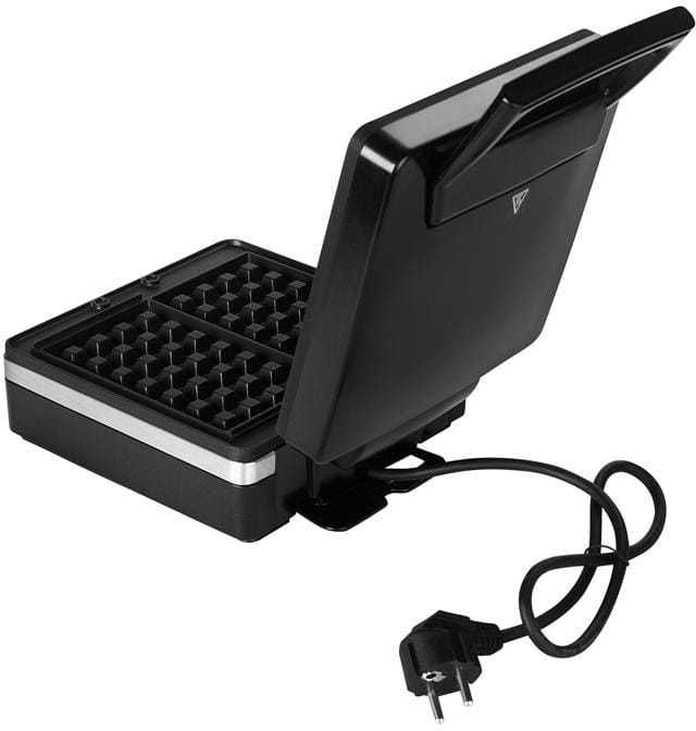 Gofrownica elektryczna 2000W CZARNA XXL 2 Chrupiące Puszyste Gofry