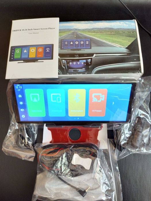 Видеорегистратор, планшет Podofo, Carplay, Android Auto, GPS, монитор