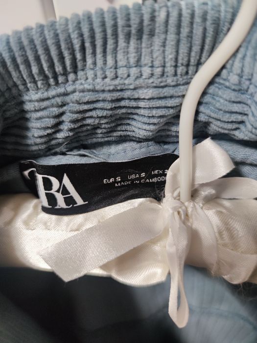 Вельветова куртка сорочка Zara р.S