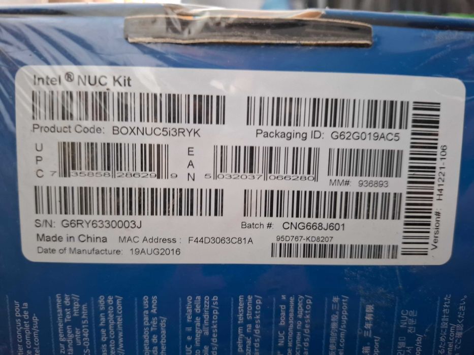 Komputer Intel NUC5i3RYK