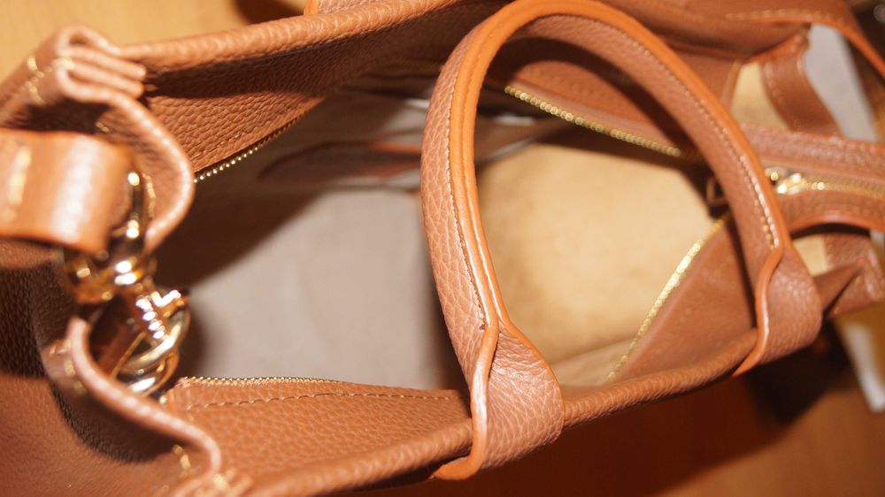 Skórzana shopperka The LEATHER MEDIUM TOTE MARC JACOBS nowa