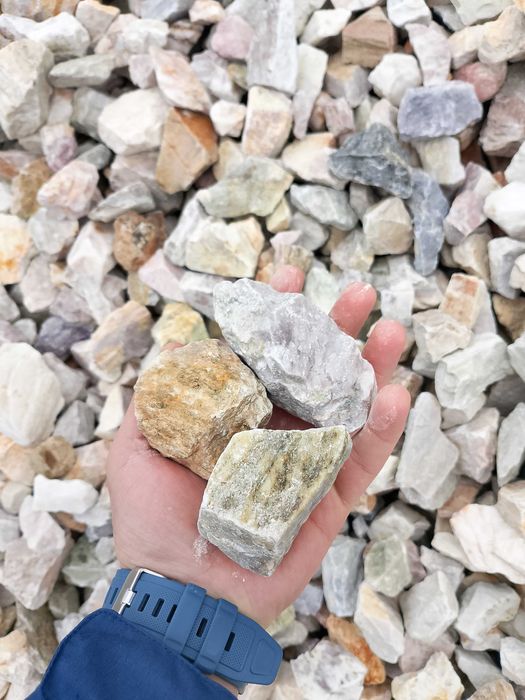 Grys Biało-Żółty / Transport / Kruszywa Ozdobne