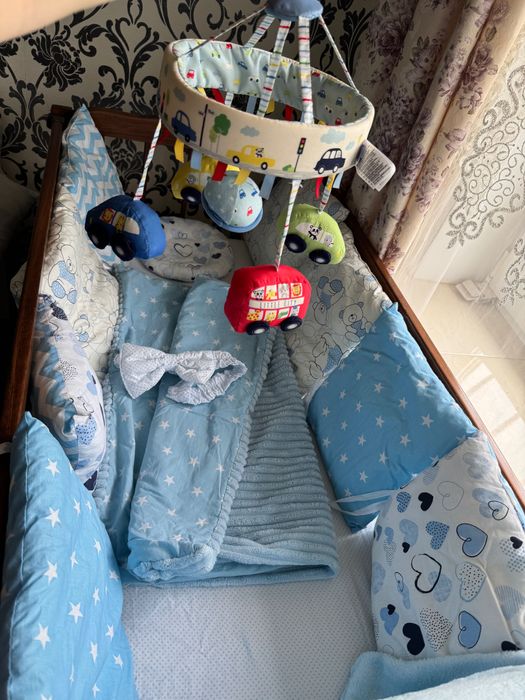 Подушечки в ліжко/ бортики в кроватку