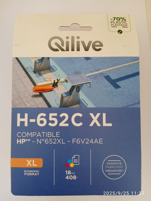 Tusz kolor HP652 nowe XL