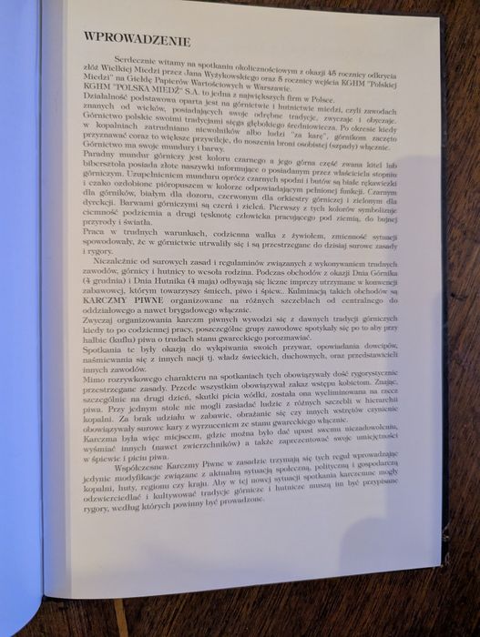 KGHM Polska Miedź S.A. – Śpiewnik 2002 KGHM