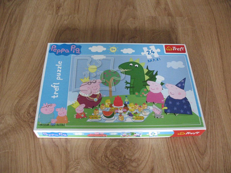Trefl, Świnka Peppa, puzzle maxi, 24 elementy