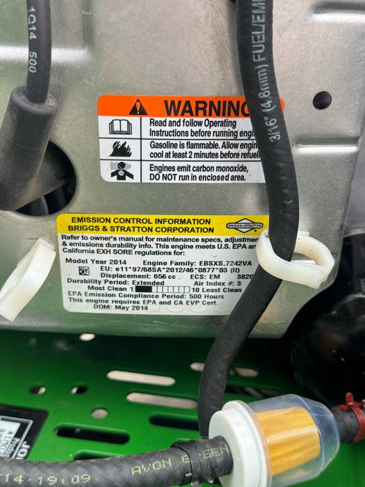 Kosiarka Traktorek John Deere Zero Turn EZ-TRAK 90moto godz. 20km USA