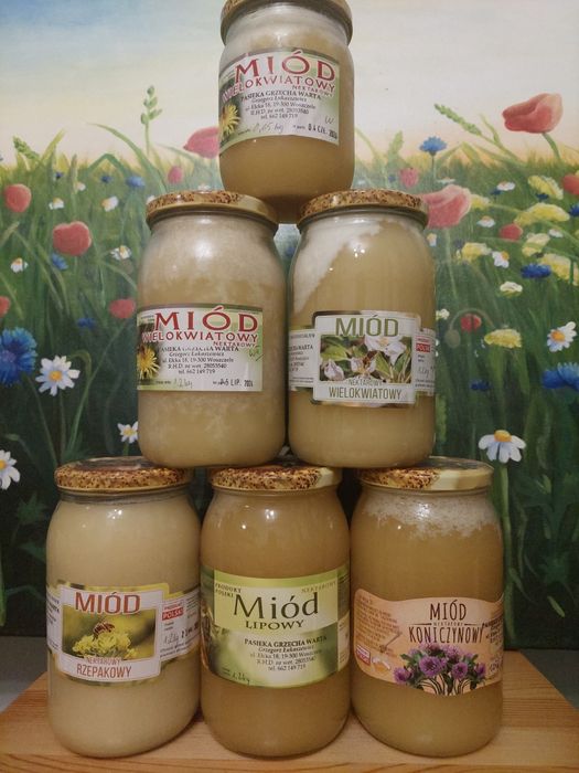 Miód Grzecha Warty z Mazur