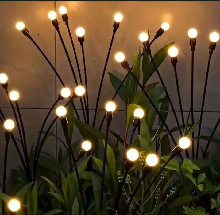 Lampa ogrodowa LED 10 kulek solarna