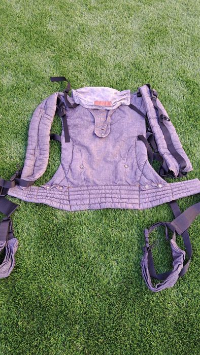 Marsúpio Bykay Mei Tai Classic Baby Denim (como novo)