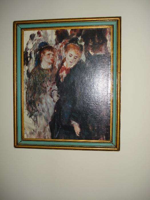 Conjunto de 6 quadros clássicos