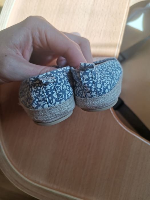 Buty niechodki espadryle 11 cm