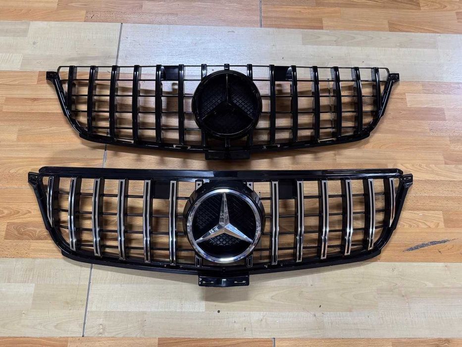 Решітка ML W166 2011-2015 р. Решетка радиатора Мерседел МЛ 166 GT Panamericana Решотка ml w166