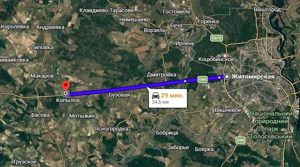 Копилів 3,2Га Житомирська траса-250м. Під промисловість!