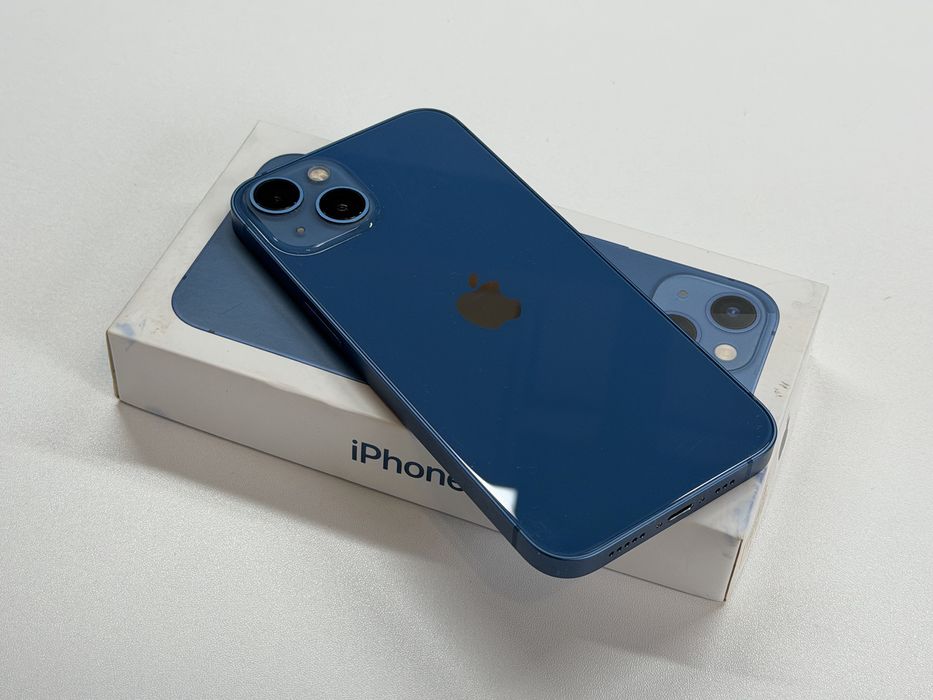 iPhone 13 128 GB Niebieski#BDB#Bateria 100%#Komplet #Apple#