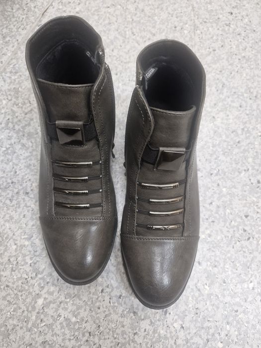 Botki szare Rozmiar 36