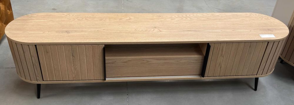 Móvel de TV de 2 Portas Deslizantes e 1 Gaveta | 1 unidade carvalho cremona 196x40 cm