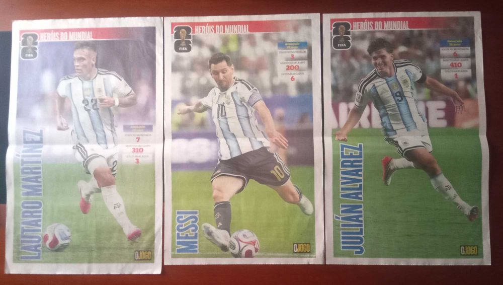 19 posteres gigantes de jogadores no mundial de futebol 2026